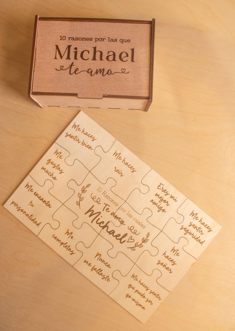 Rompecabezas "10 razones" en Madera - Imagen 3