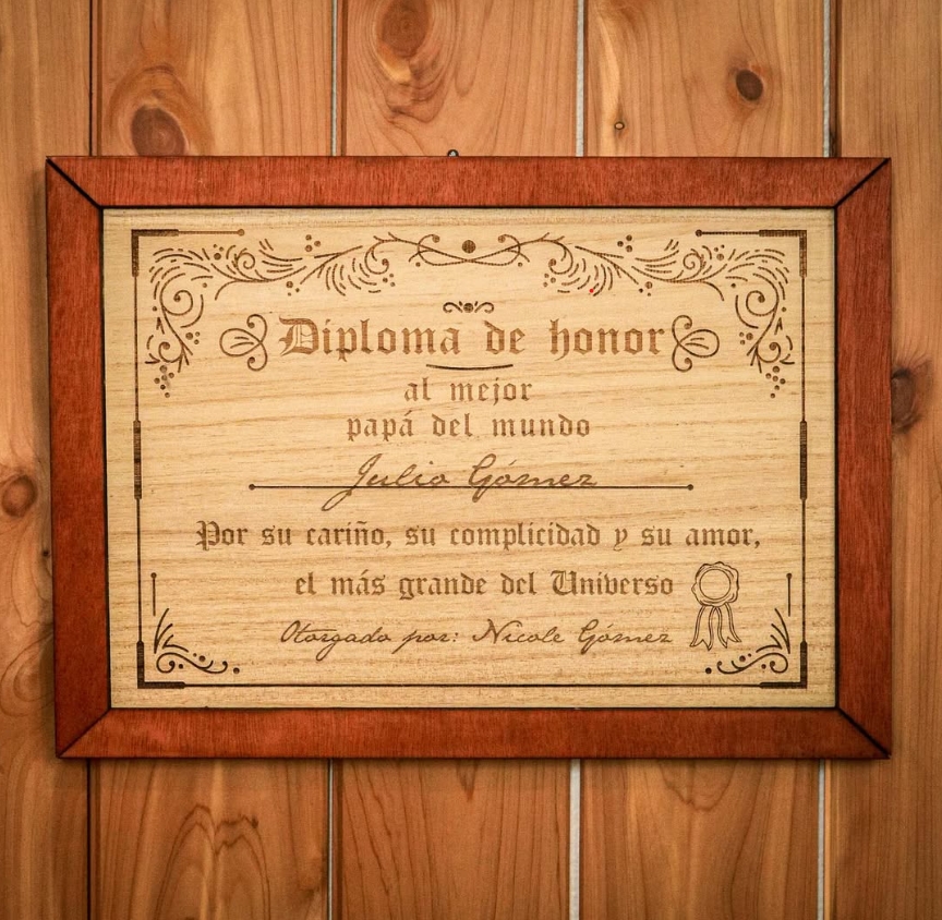 Reconocimiento en Madera